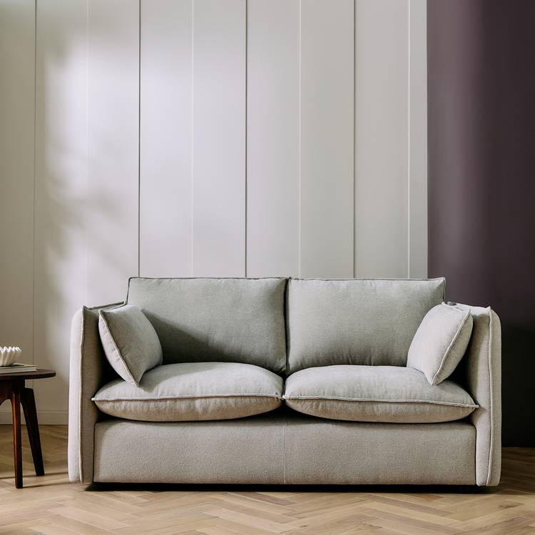 Habitat Willow Fabric 2 Seater Sofa - Natural