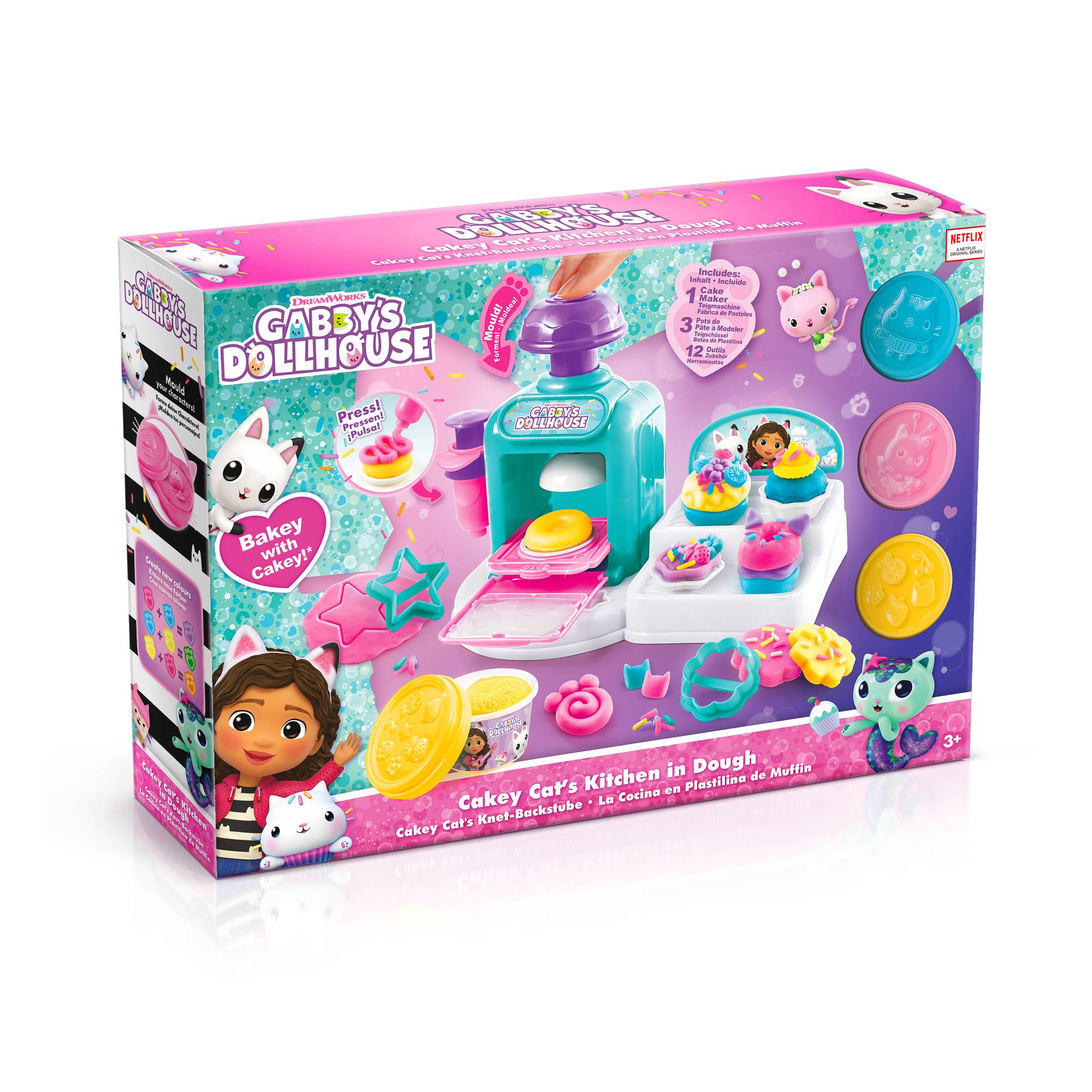 Gabby’s Dollhouse Cakey Cat’s Dough Kitchen