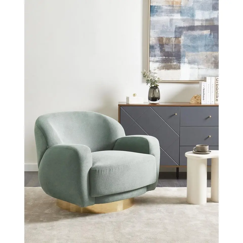 LEJRE - Fauteuil - Groen - Polyester