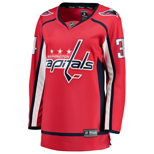 Justin Sourdif Washington Capitals  Women's Home Breakaway Jersey - Red