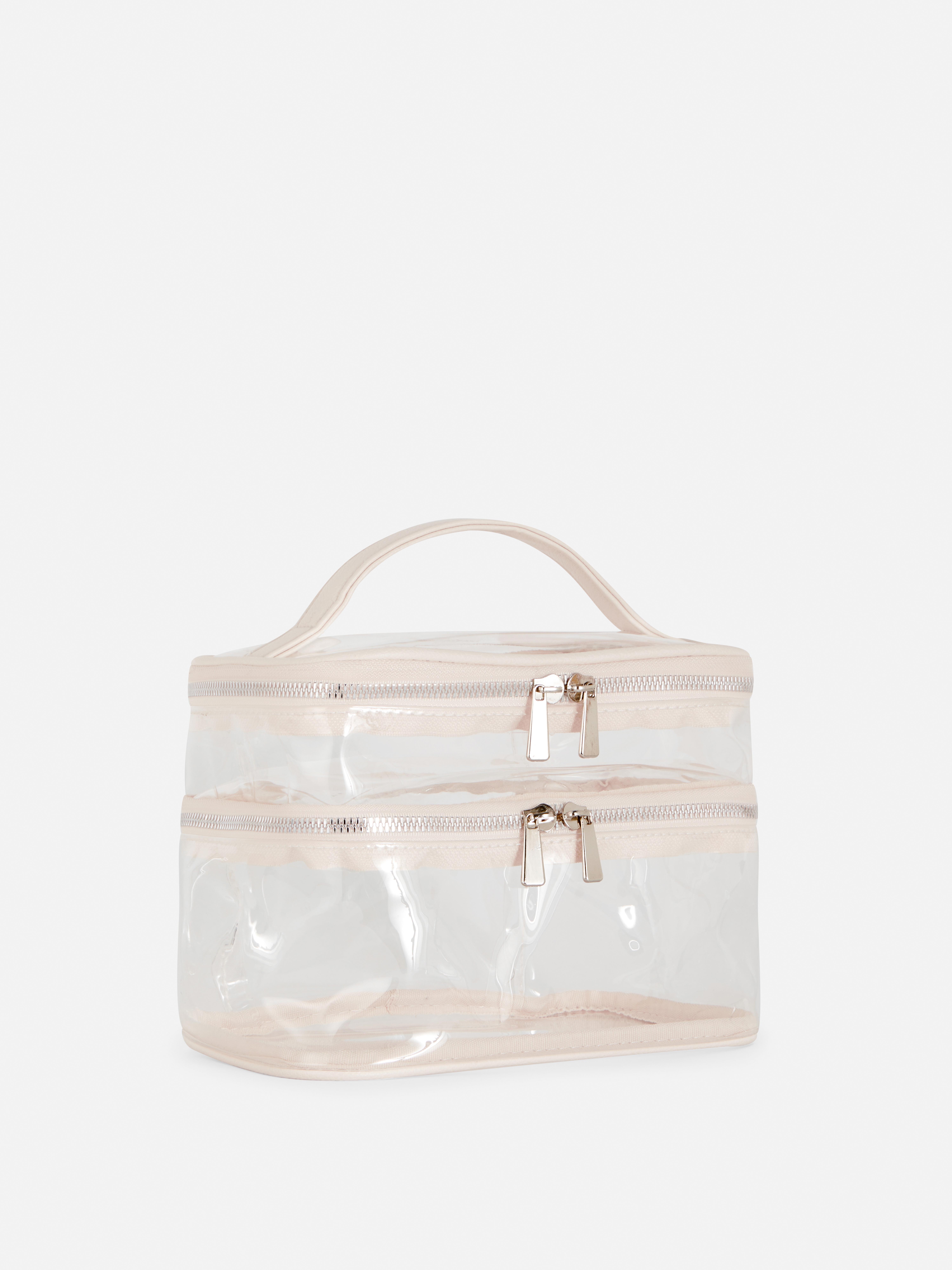 Clear Double Vanity Case