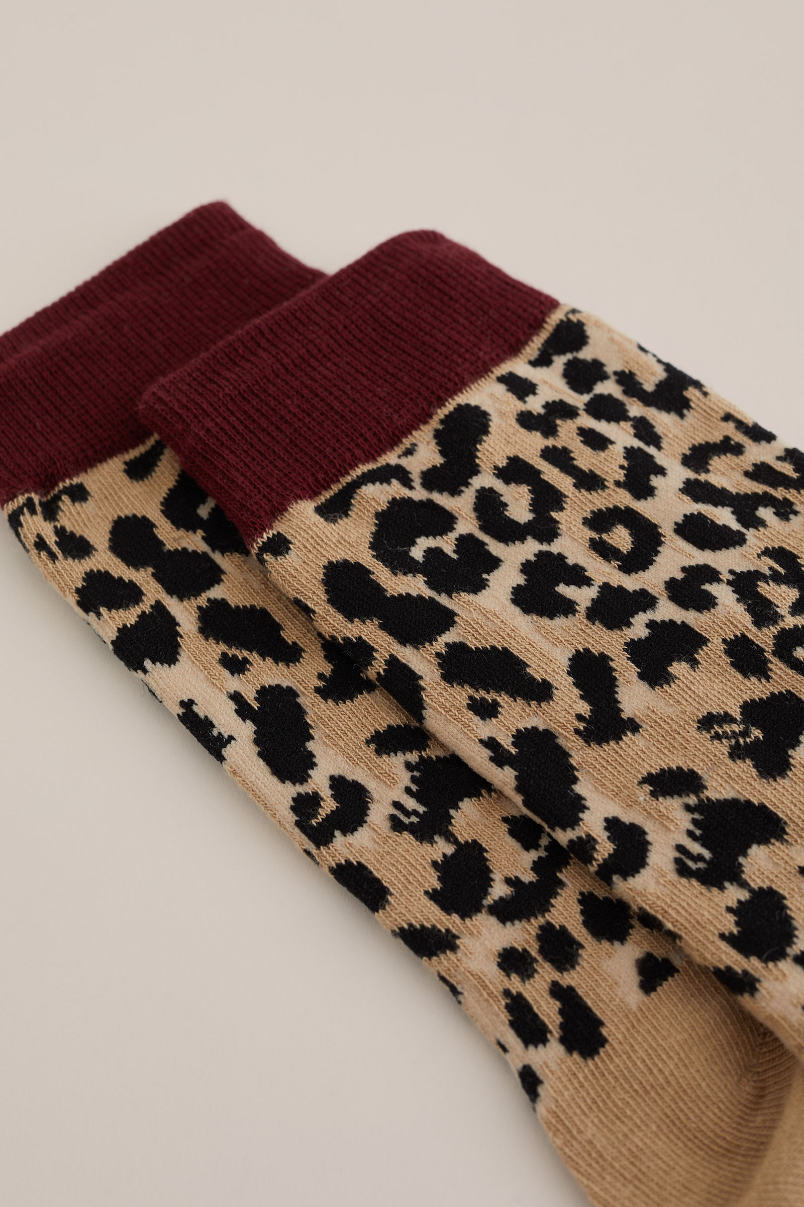 Dames sokken met panter print