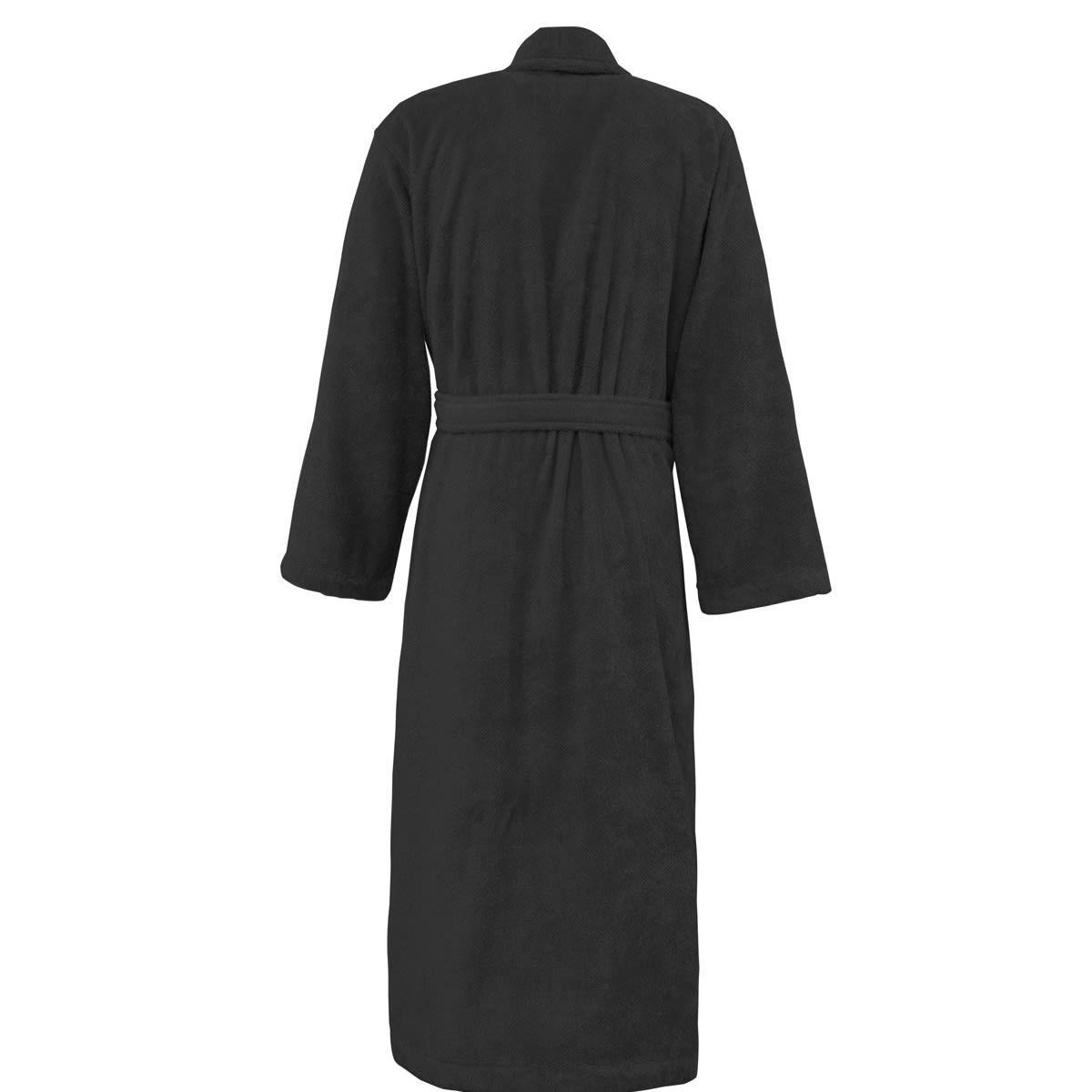 STUDIO - Peignoir mixte col châle 400 gr/m²  carbone XL