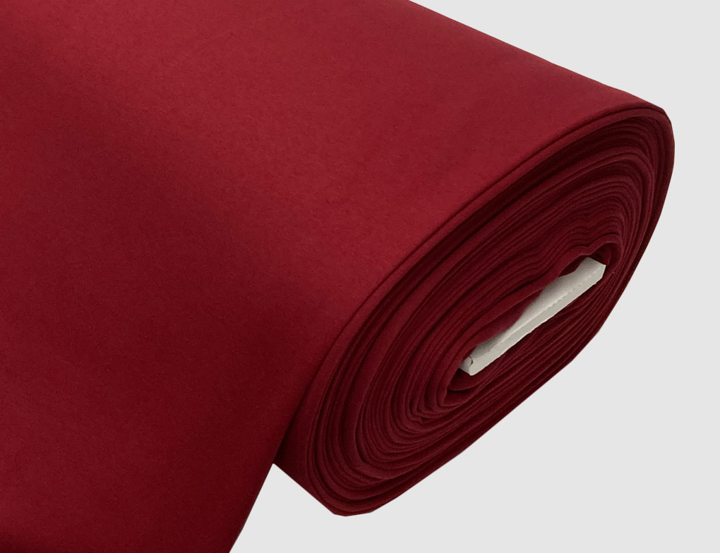 Sweatstoff Uni Dunkelrot