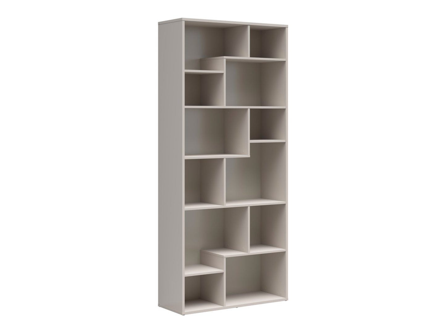 Regał Tetrix 88 cm z 12 półkami kaszmir