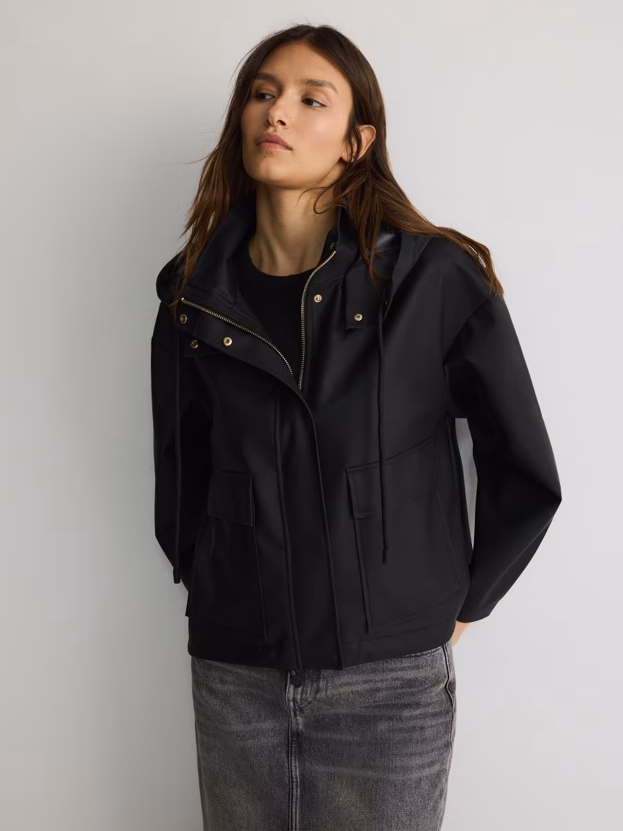 Cropped Rain Jacket