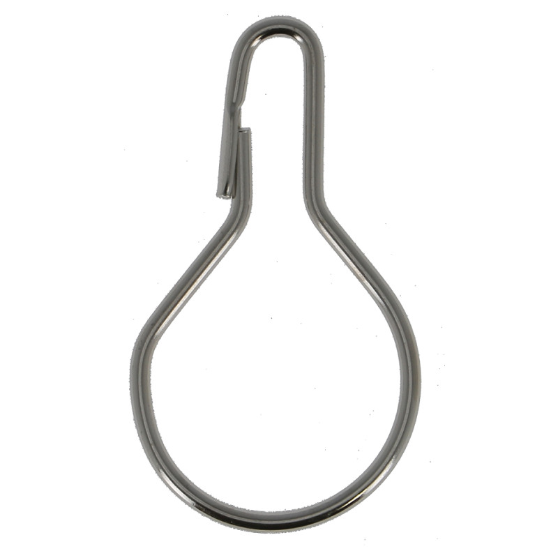 Anneau de douche brisé en métal nickel Ø 30 mm 10 pièces MOBOIS