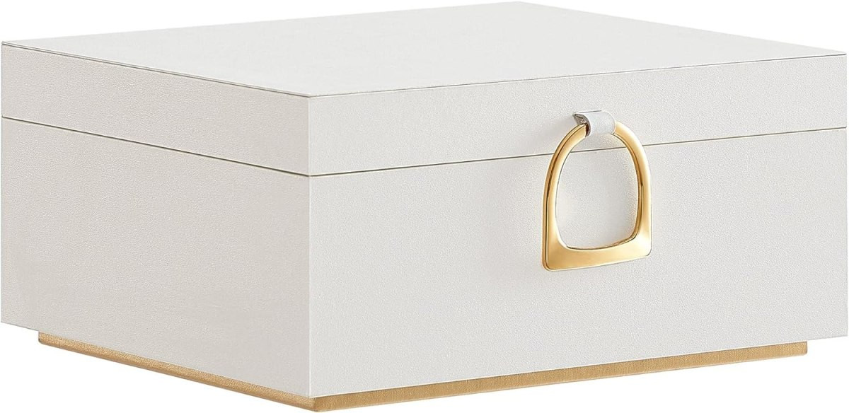 Eleganckie pudełko na biżuterię z organizerem