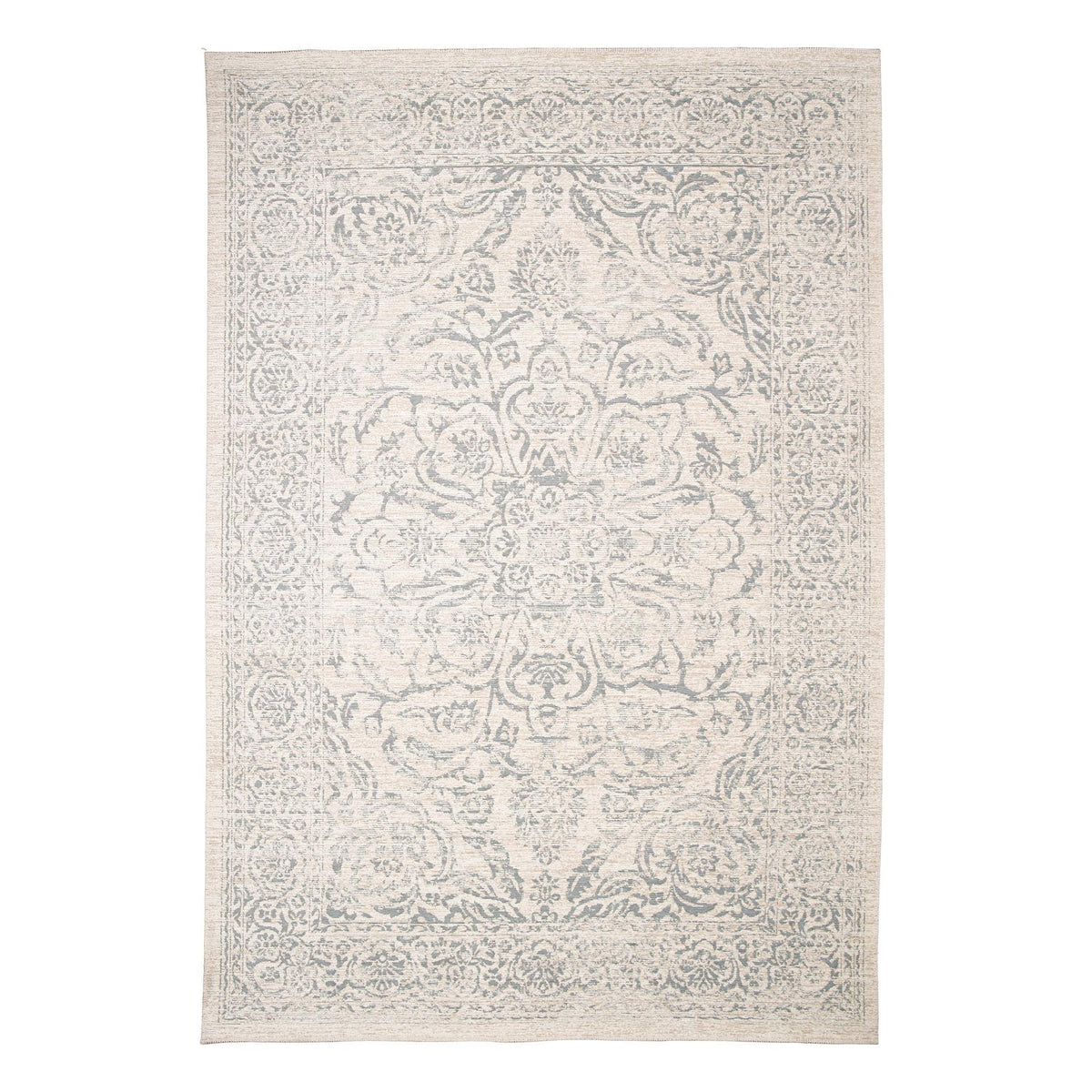 AFK Living vloerkleed Byzance - gerecyclede vezels - grijs - 200 x 290 cm