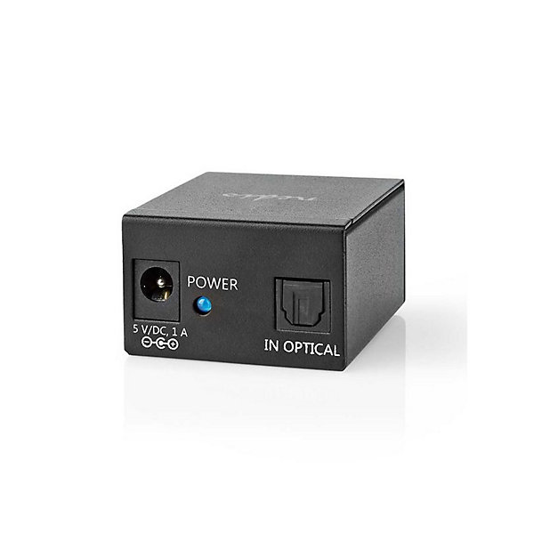 Nedis - Repartiteur TosLink deux voies - Entree TosLink femelle - Bouton poussoir