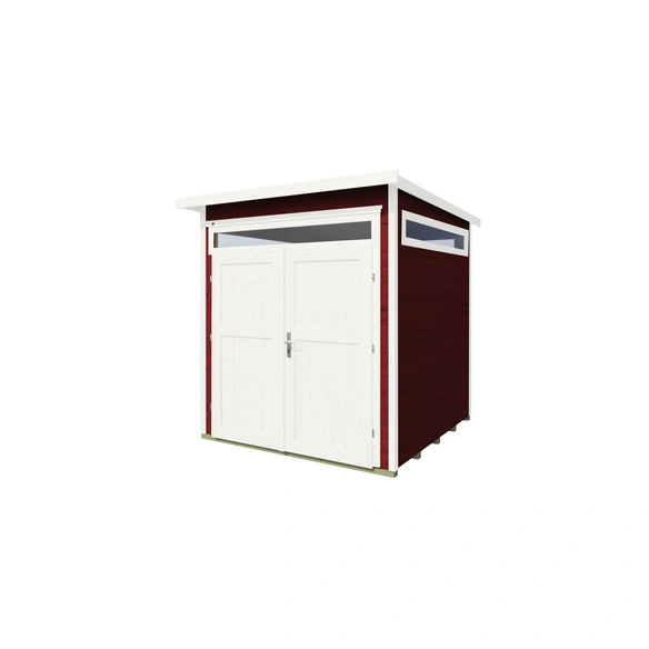 Gartenhaus, »Designhaus 265«, Holz, LxBxH: 286x247x234 cm, schwedenrot