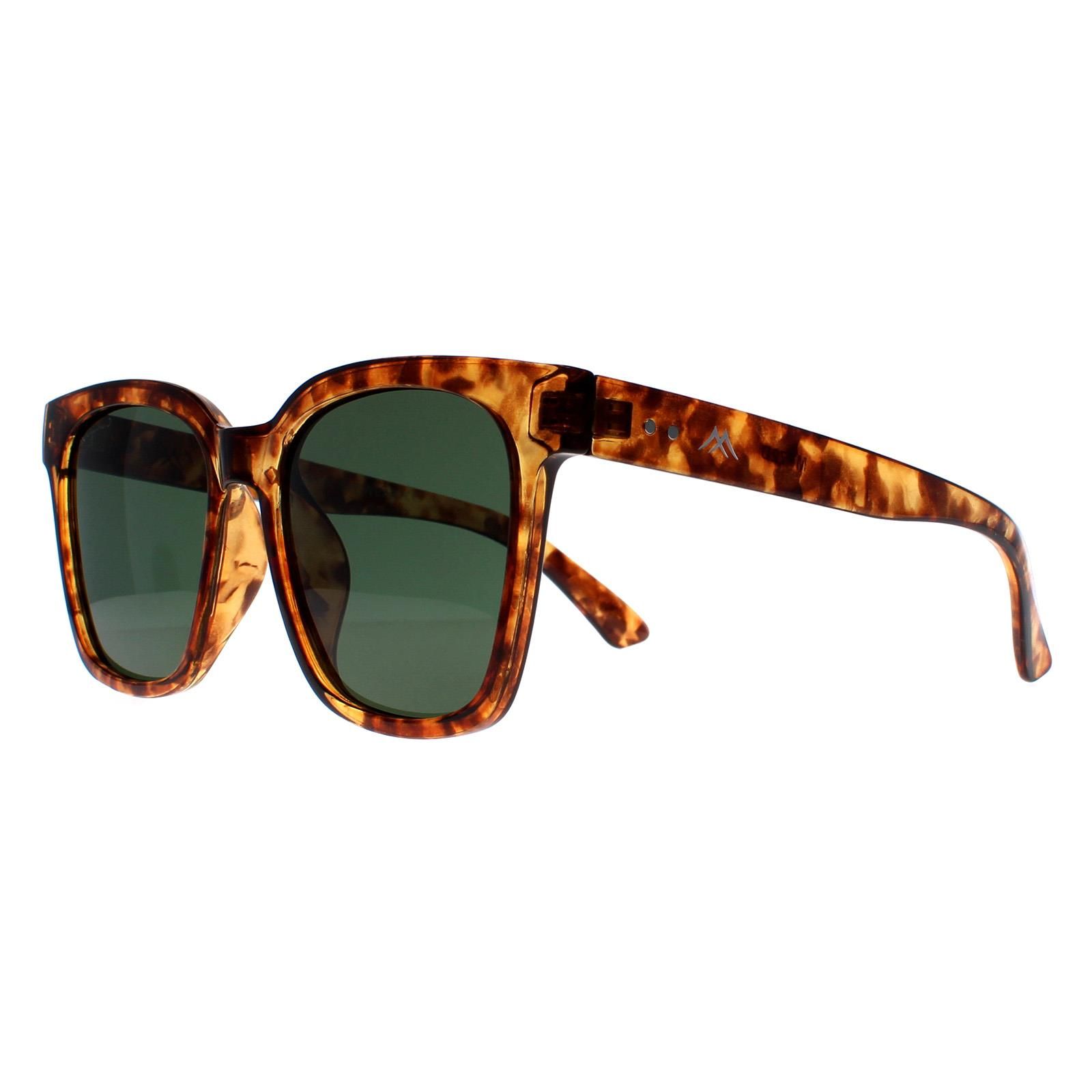 montana Square Shiny Havana Soft Demi Green Polarized MP72