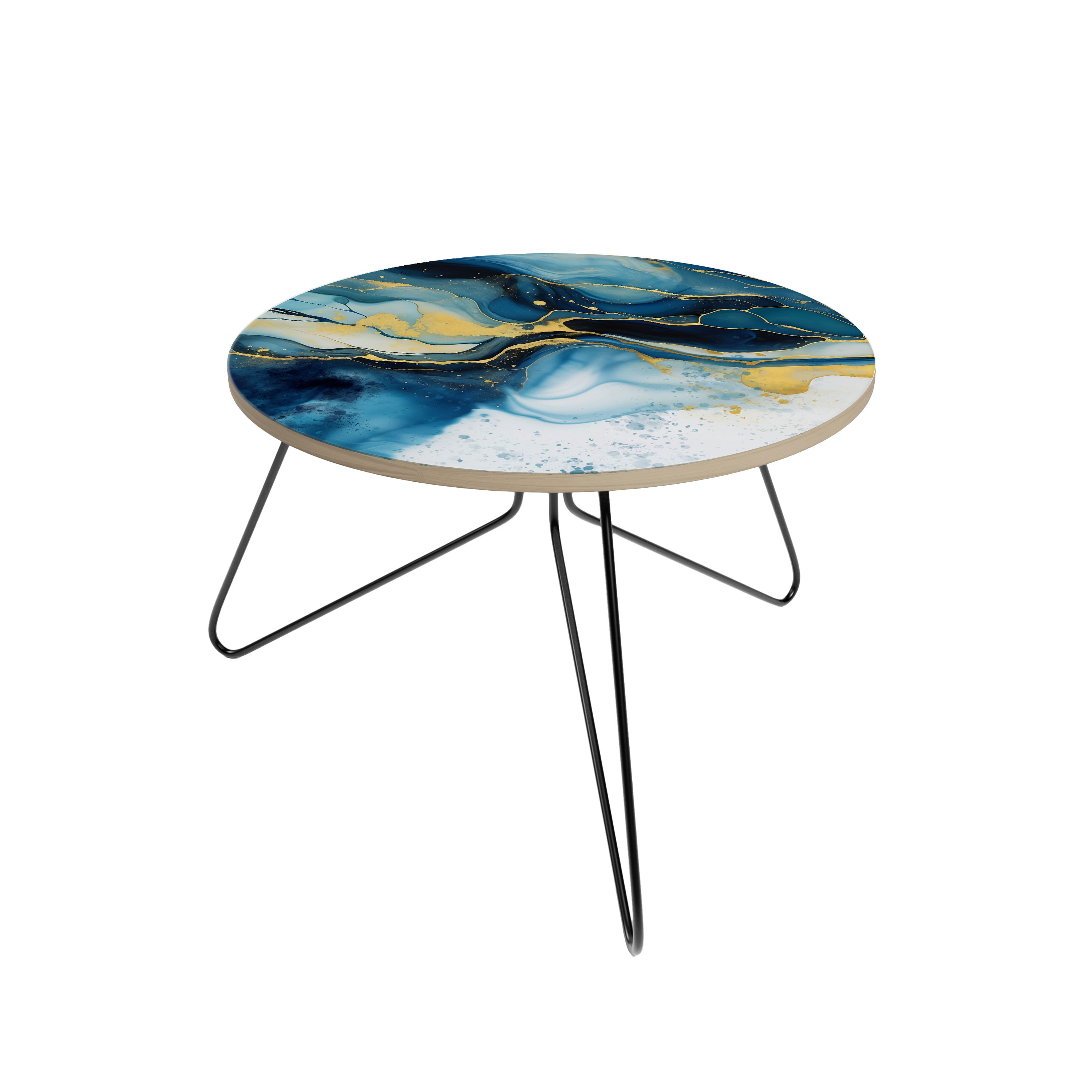 INKY MARBLE Stolik kawowy mały