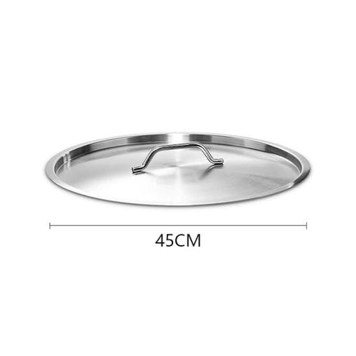 SOGA Stainless Steel Stockpot Lid 45cm