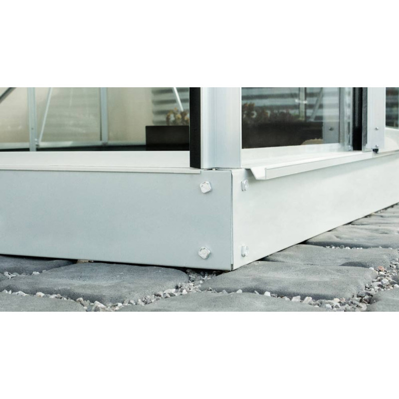 Embase pour serre Calypso grise 5,8 m² VITAVIA