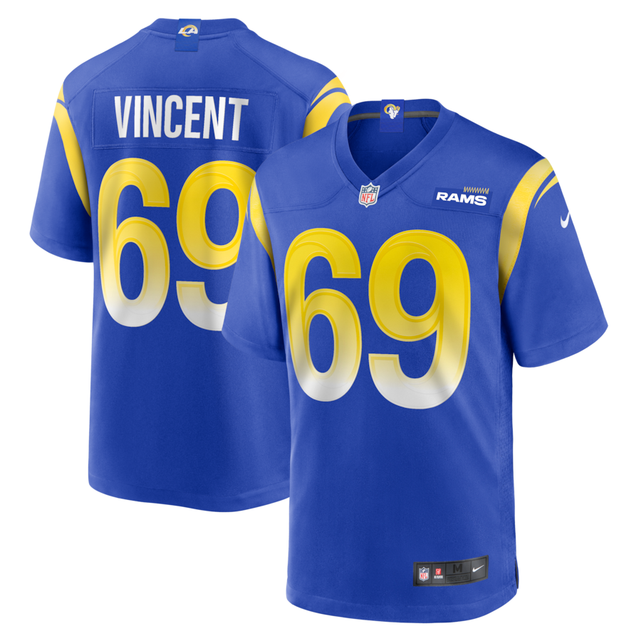 Taron Vincent Los Angeles Rams Nike  Game Jersey - Royal