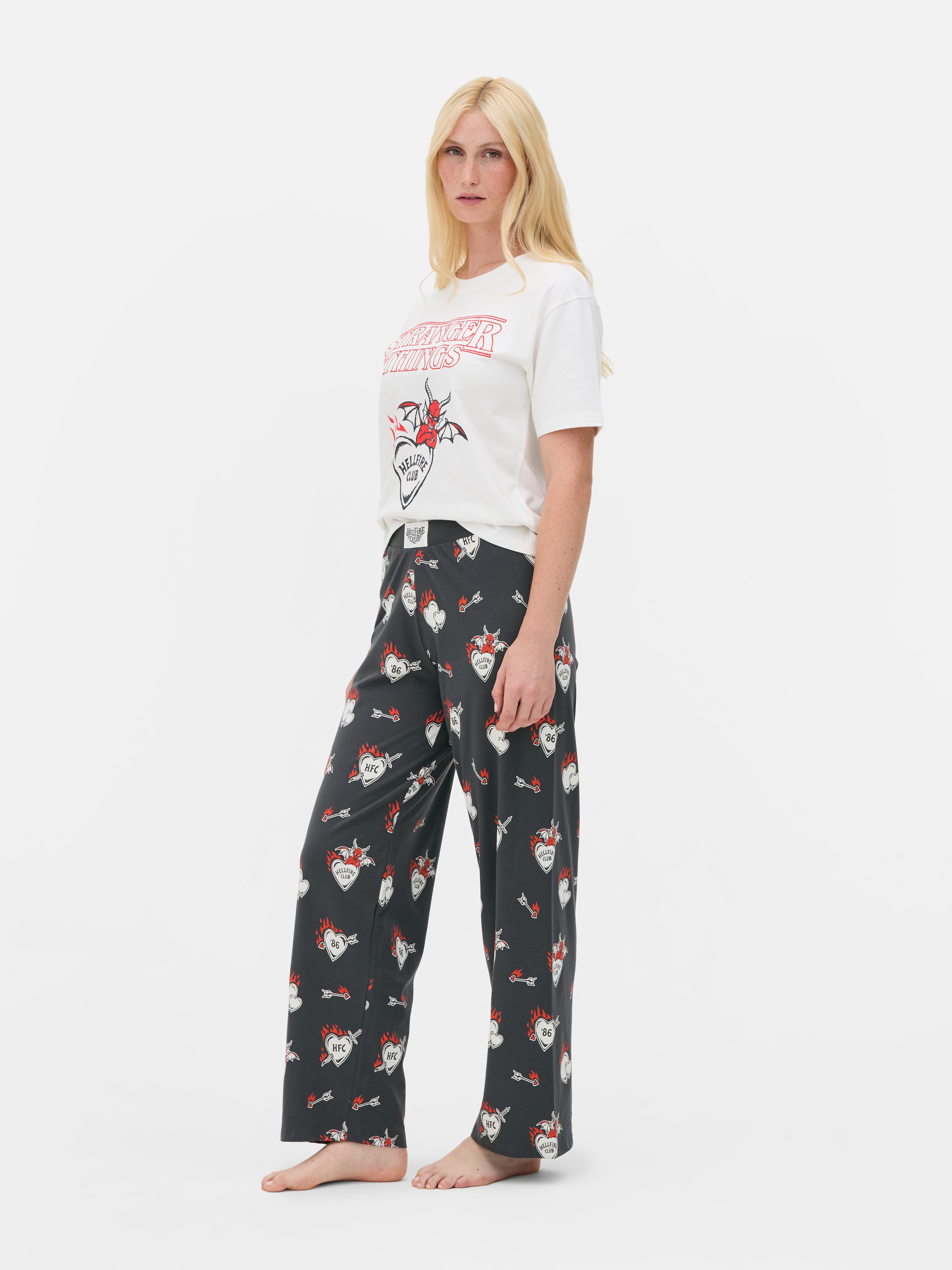 Stranger Things Graphic Pajama Set