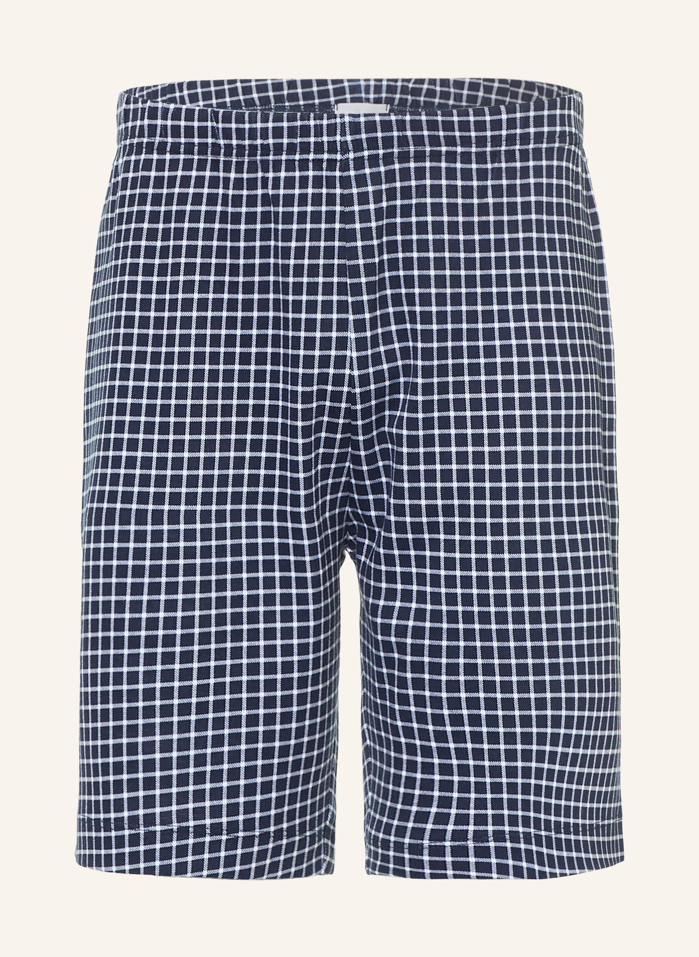 mey Schlafshorts Serie WHITE CHECK