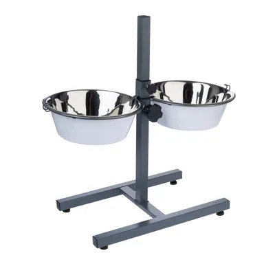 TIAKI Double Bowl with Adjustable Stand