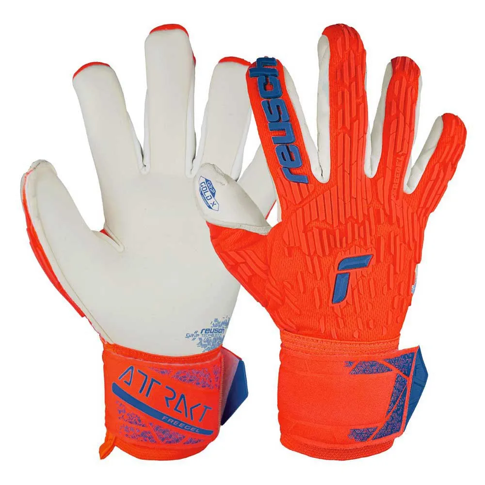 Reusch Attrakt Gold X Freegel goalkeeper gloves
