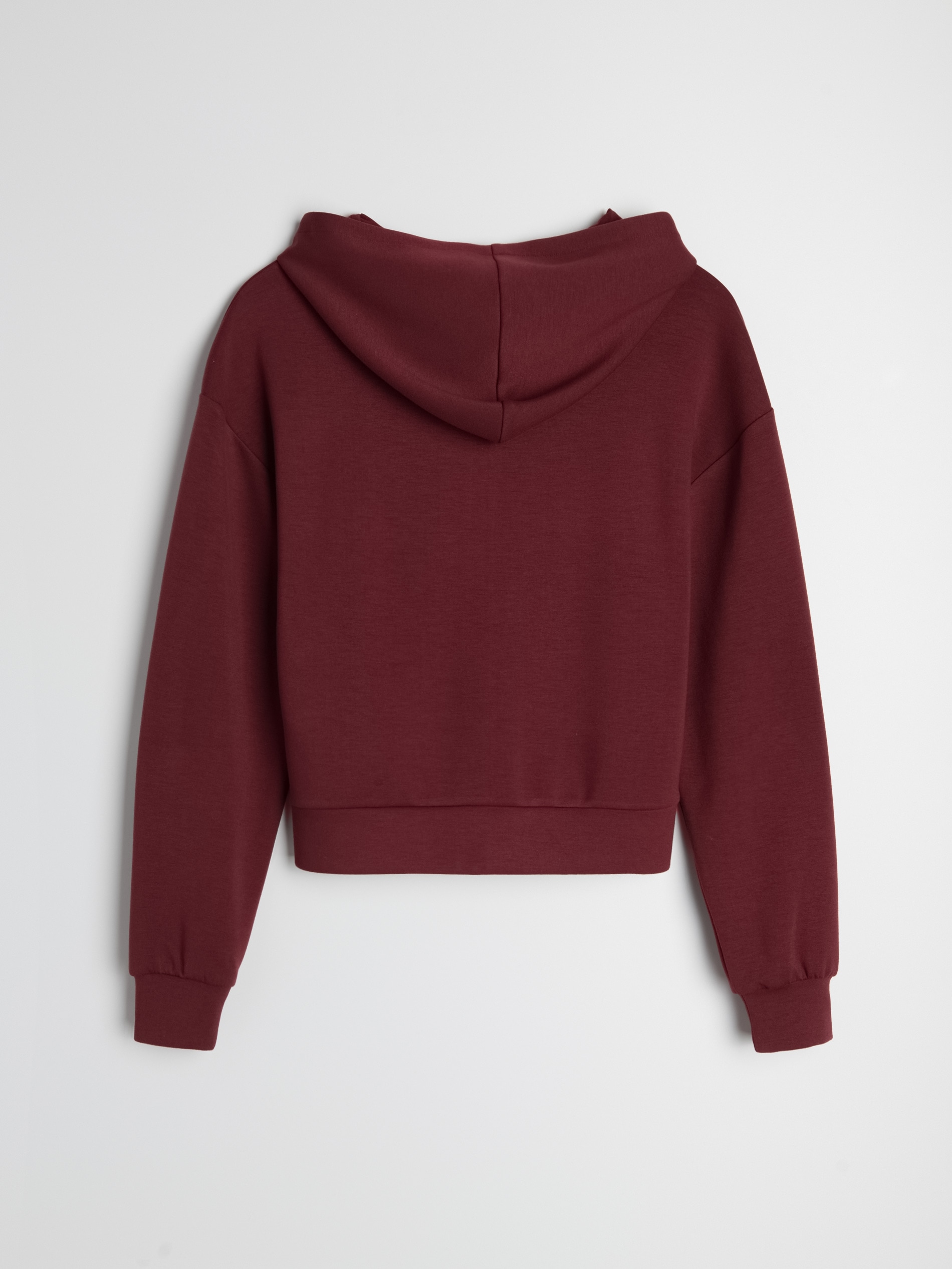 Rozpinana bluza z kapturem z domieszką wiskozy soft touch