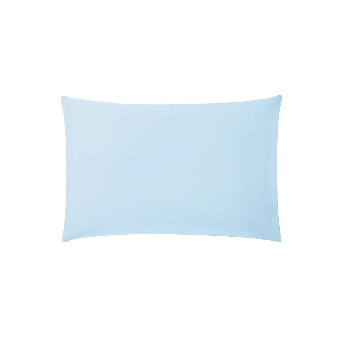 VEXIN - Taie d'oreiller sans volant coton azur 40x60 cm