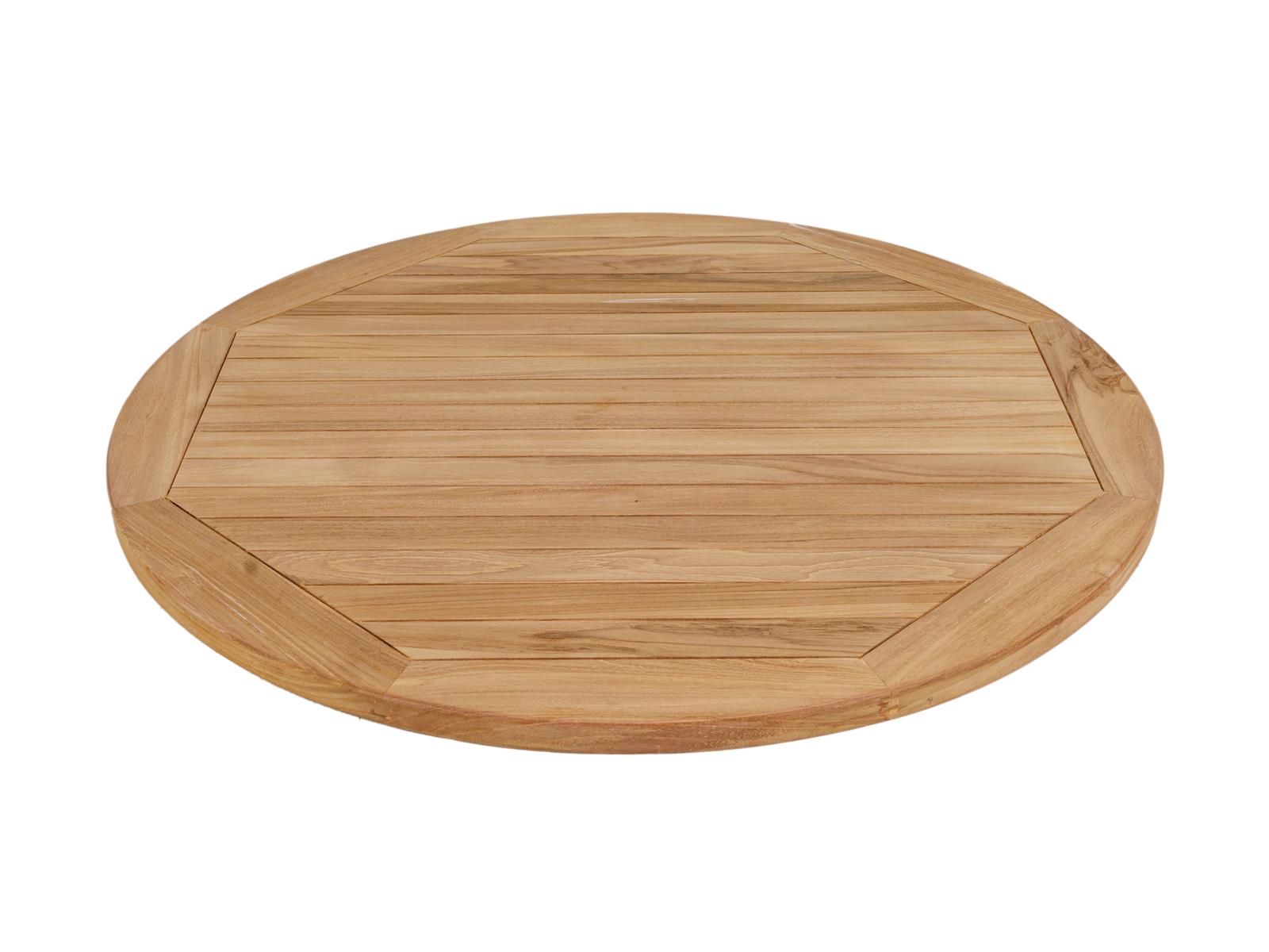 MaximaVida rond teakhouten tafelblad Java 80 cm