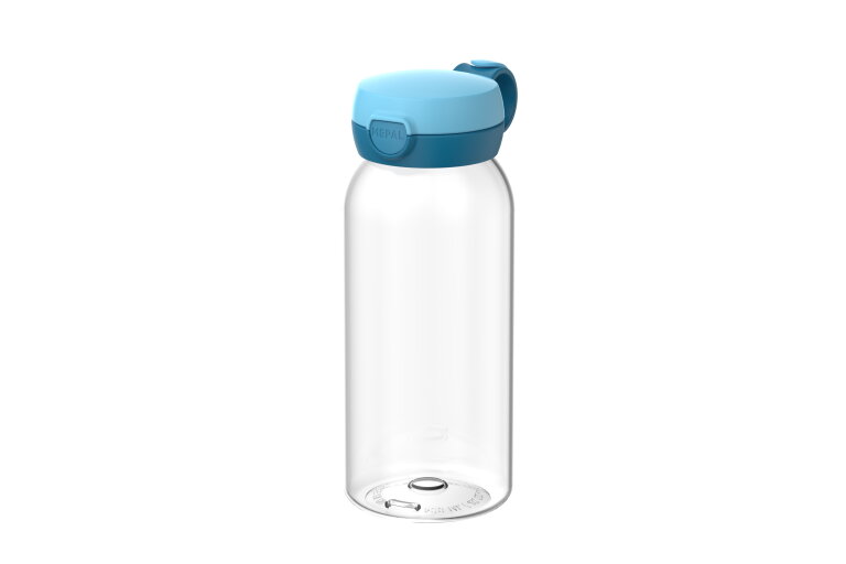 Campus drinkfles met flipdop 600 ml - Cool blue