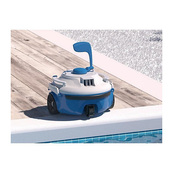 Bestway Robot piscine autonome Guppy bleu - nettoyage fond plat - 10m² max