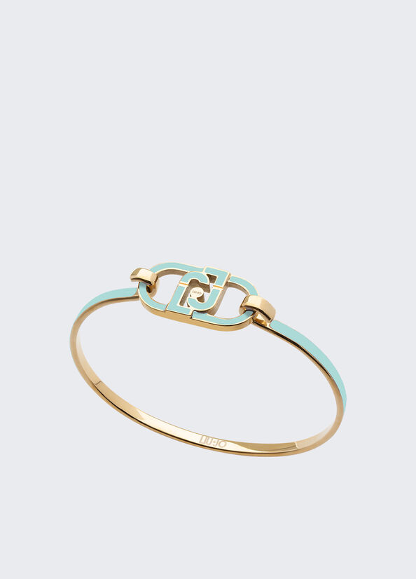 Bracciale rigido con logo