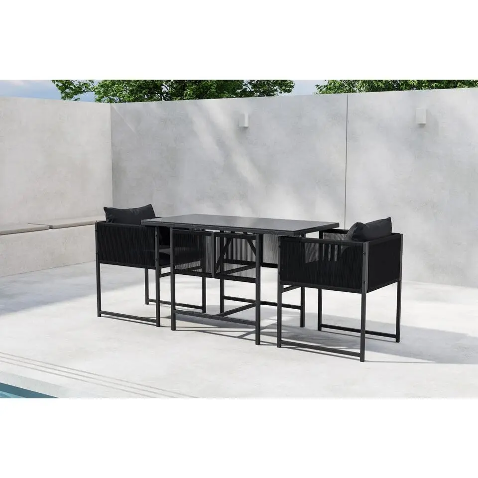 Svea - Isabella balkonset - zwart