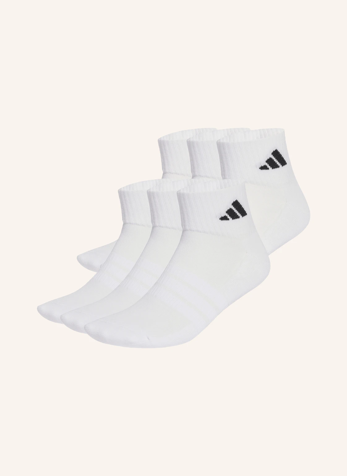 adidas 6er-Pack Sportsocken CUSHIONED ESSENTIALS ANKLE