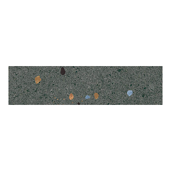 Carreau Premium pour mur effet Terrazzo. Terrazzo Grafito Mat. 7,5x30 cm.