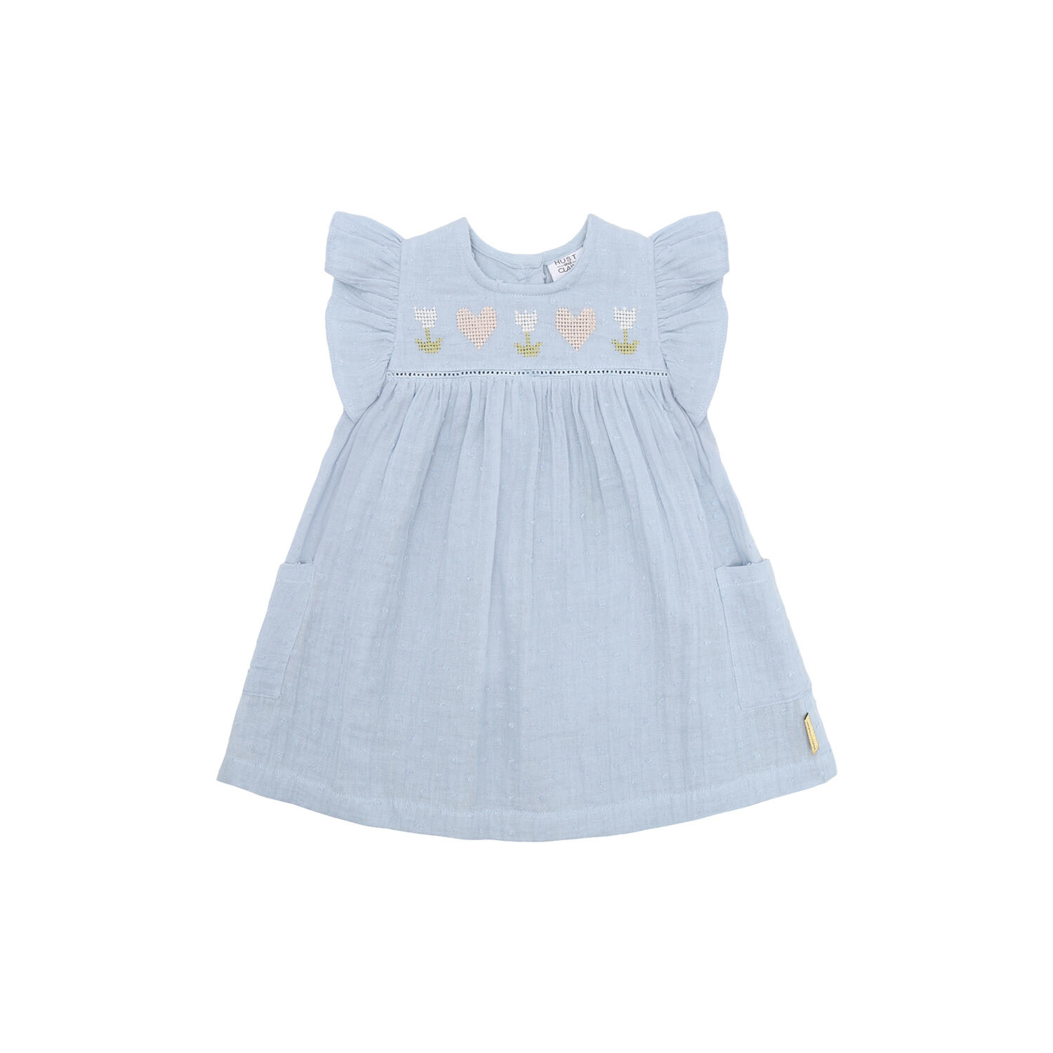 HCKatinka Dobby Dress, zen blue
