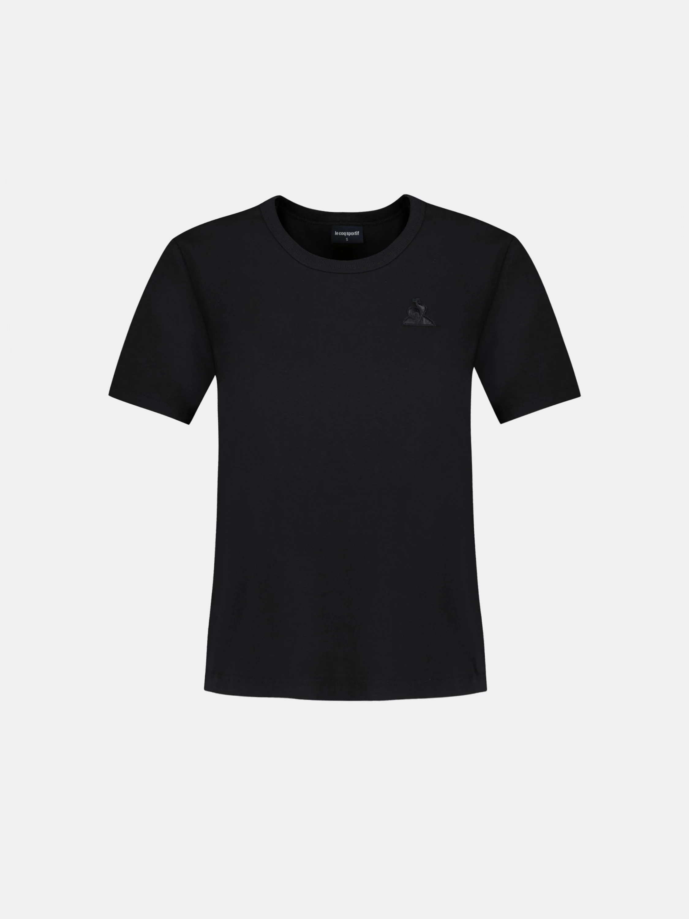 T-shirt Essentiel en jersey avec logo brodé ton sur ton