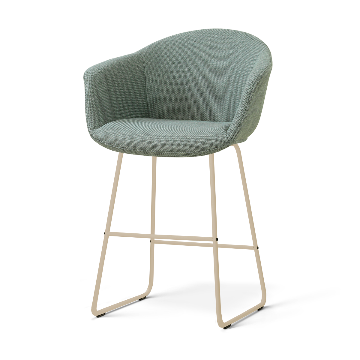 Nolon Nino-Otis barkruk saliegroen - beige onderstel - 65 cm