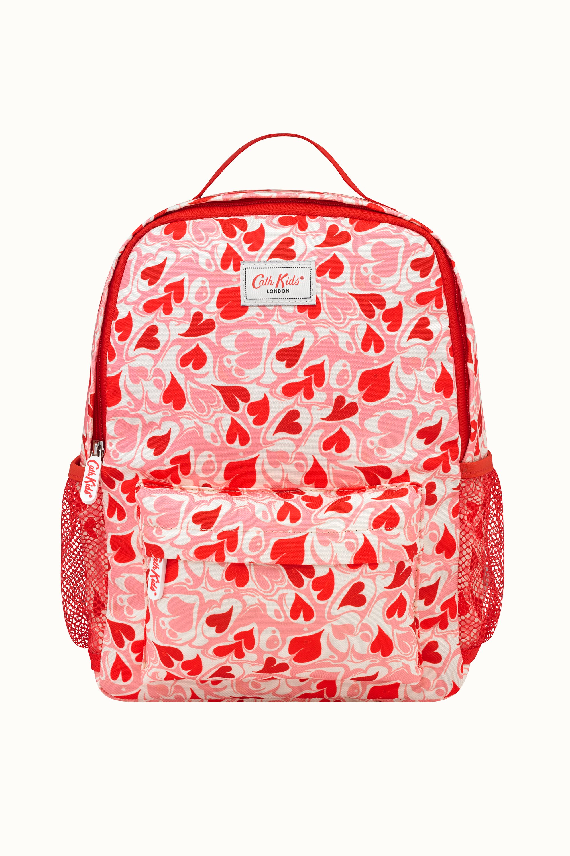 Marble Hearts Ditsy Kids Modern Large Backpack