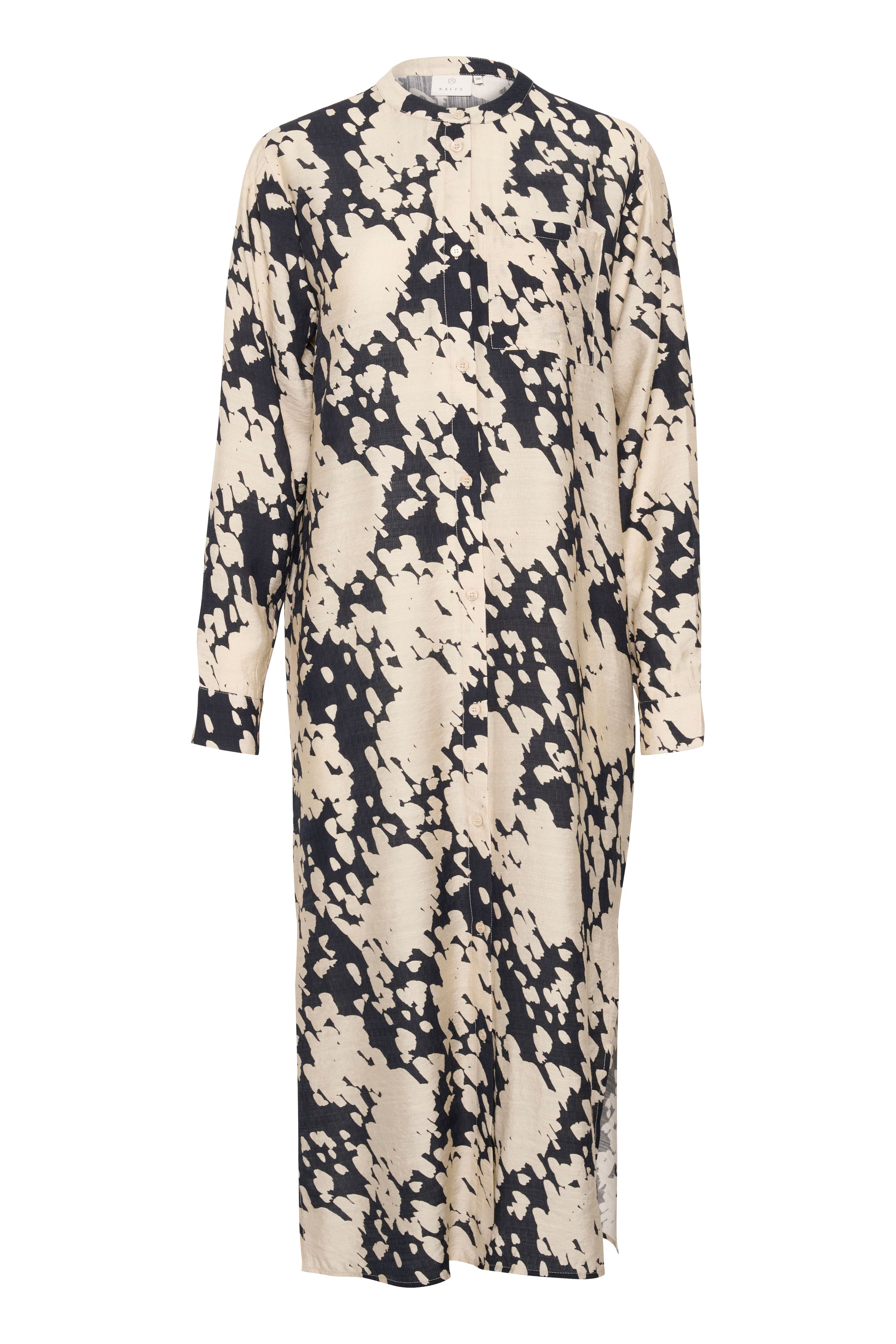 Kaffe KAlouise Round Neck Maxi Shirt Dress