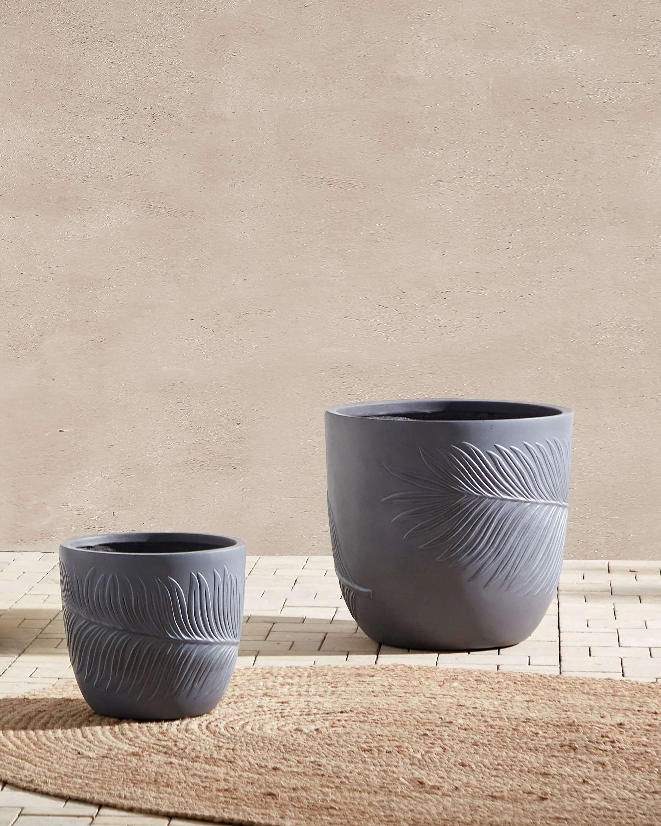 Plant Pot FTERO 42 cm Grey