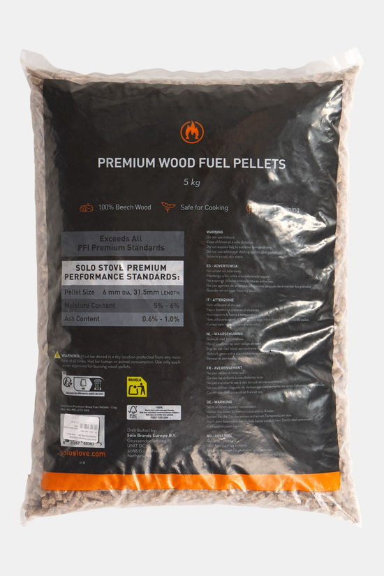 Solo Stove Premium Houtpellets Voedselveilig 5Kg Zak Gasbrander Accessoire