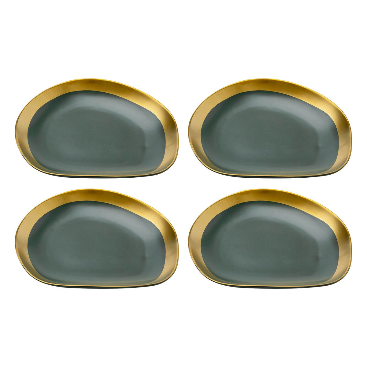 Kare Design Borden Vibrations Ø27cm groen (4/set)