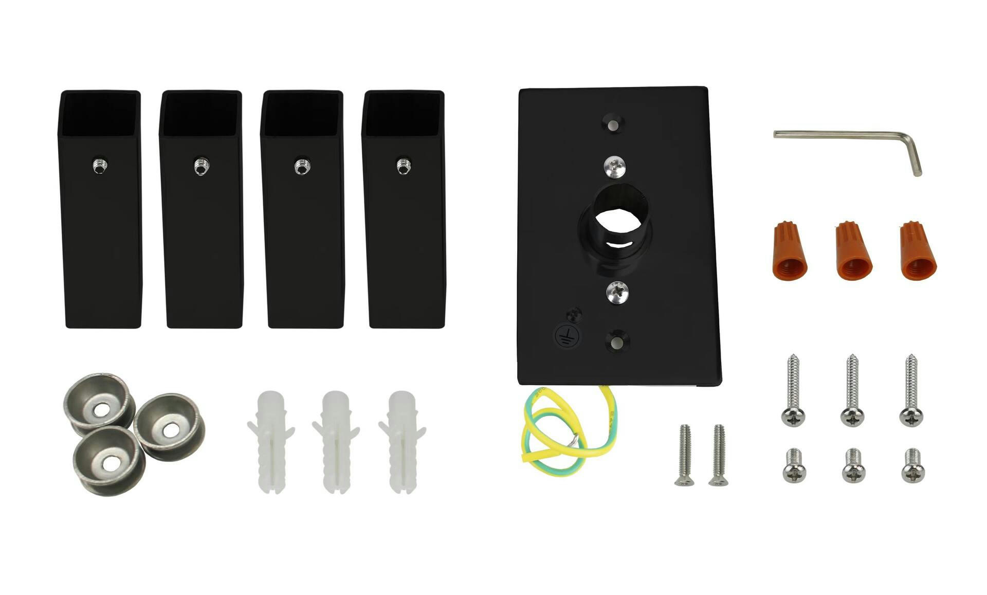 WarmlyYours Grande Towel Warmer, Black, 12-Bars
