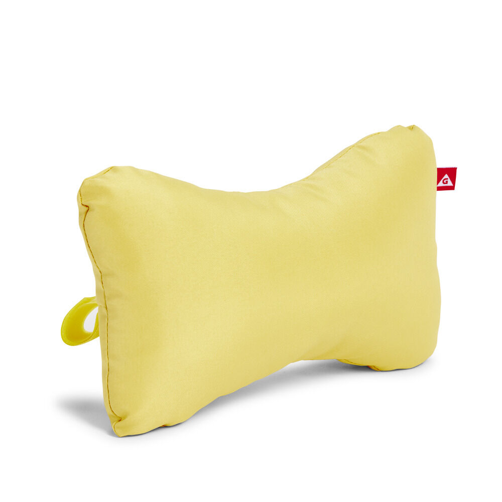Coussin de tête pour fauteuil Urban uni jaune 15x25cm