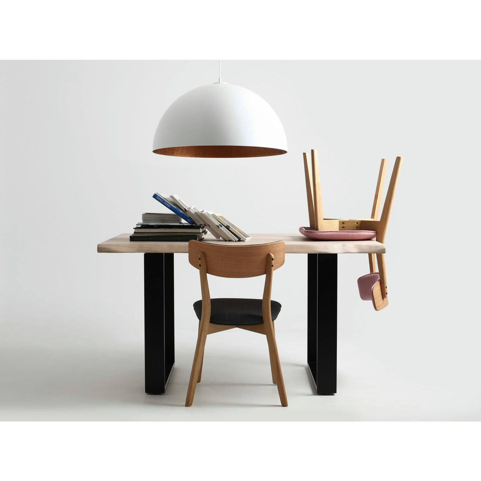 LORD - Suspension Résine Blanc 70x70x35 cm