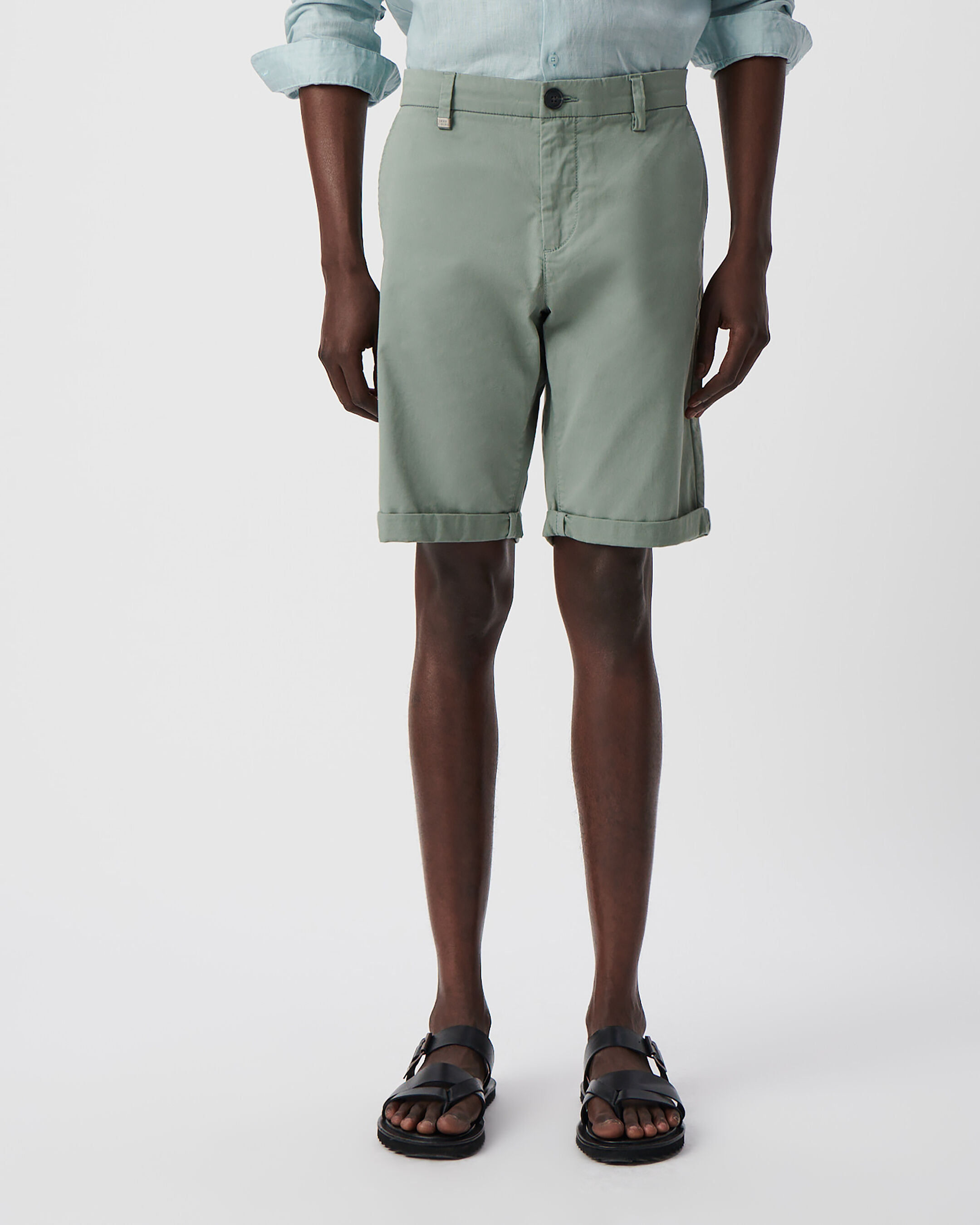 Bermuda CHINO TAPERED sable Homme
