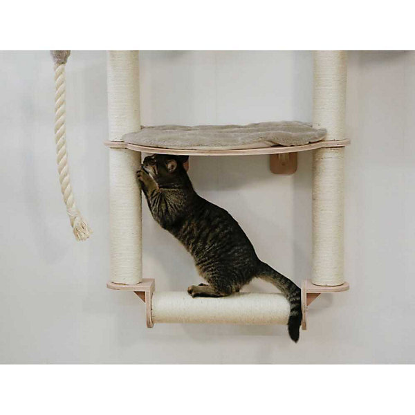 Arbre a chat mural Dolomit Grappa Pro KERBL H 138 cm taupe