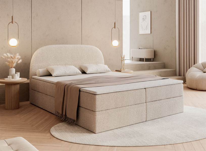 Łoże ALLURE 140x200 Now or never 06 z topperem