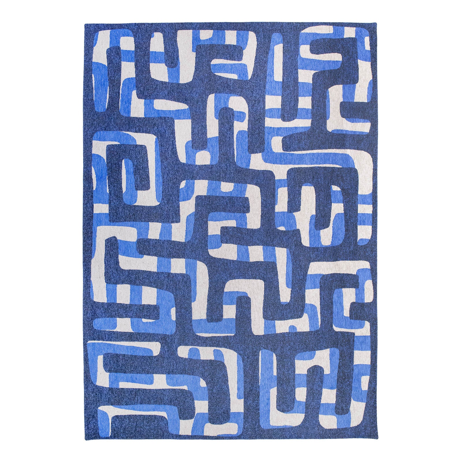 Louis De Poortere vloerkleed Ultramarine - blauw - 80x150cm