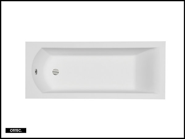 Baignoire Droite sans Tablier - 150 x 70 cm - SHEA SANS TABLIER - REPOSE-TÊTE OFFERT