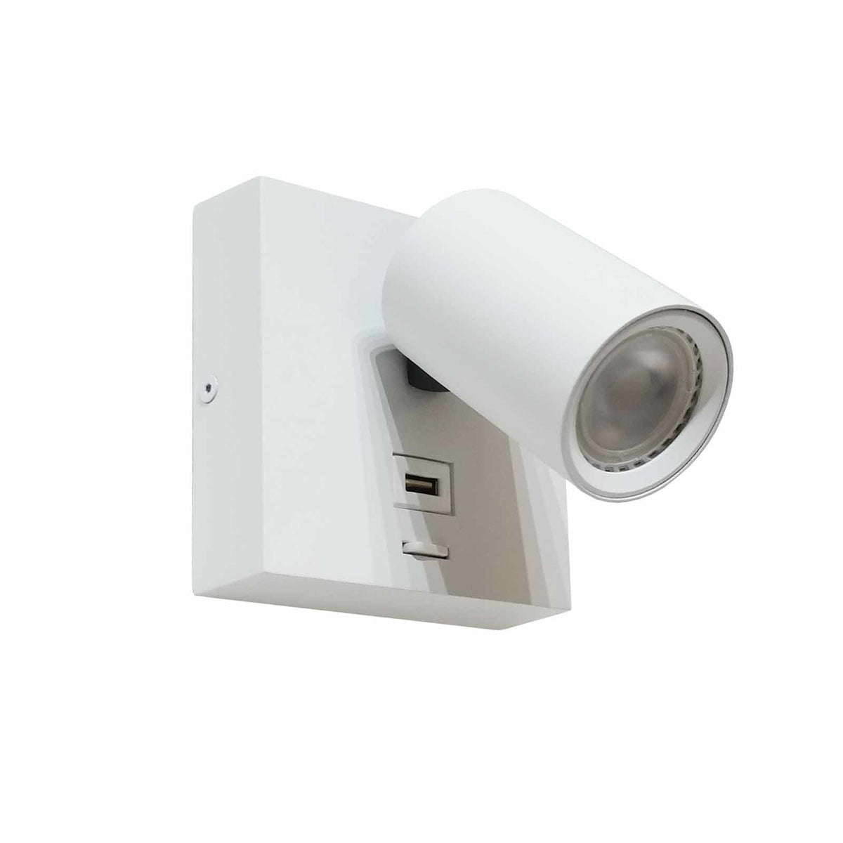 Artdelight wandlamp Master - 1 lichts - 13 x 11.5  cm - wit